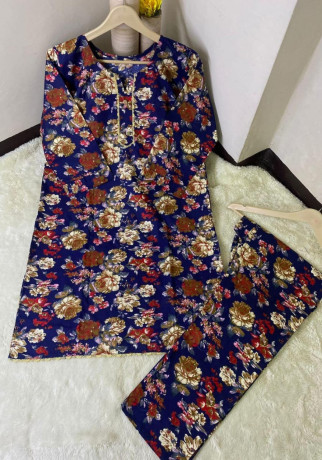 stylish-womens-malai-cotton-shirt-and-trouser-set-with-lace-work-2-pcs-price-in-pakistan-03070279795-big-3