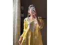 elegant-yellow-embroidered-linen-kurta-1-pc-for-women-in-multan-03070279795-small-1